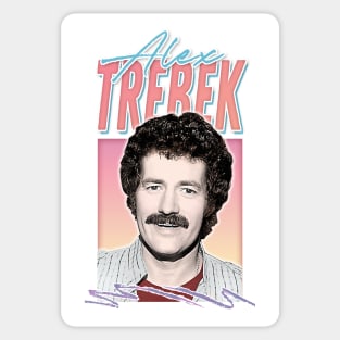 Alex Trebek /// Retro Vintage Aesthetic Fan Design Sticker